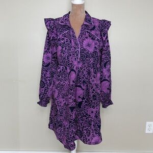 Umgee Purple & Navy Women’s Dress